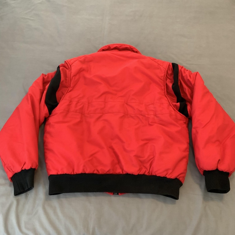 Arctic Circle Jacket Mens XL Red Nylon Bomber‎ Insulated Puffer Winter Coat - Picture 5 of 6